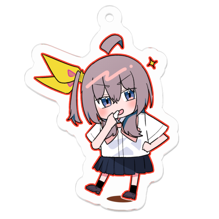 アクリルキーホルダー - 50 x 50 (mm)