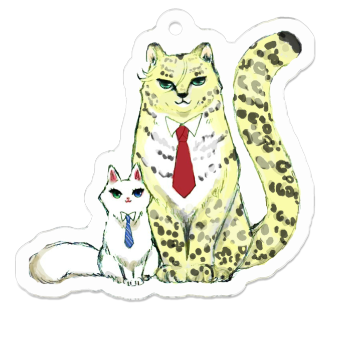 アクリルキーホルダー - 50 x 50 (mm)