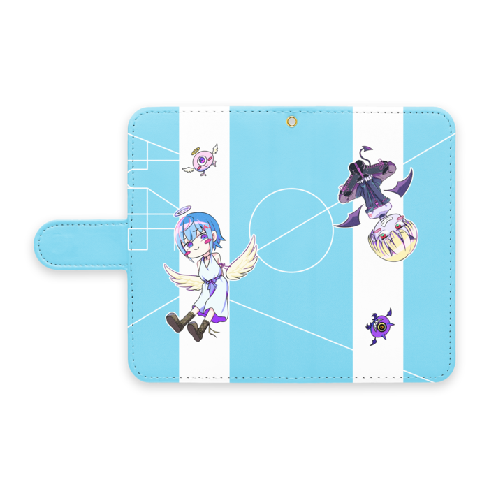 手帳型Androidケース - S - ストラップ穴 あり