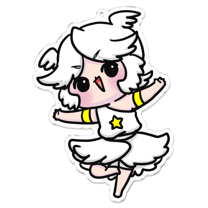 アクリルキーホルダー - 100 x 100 (mm)