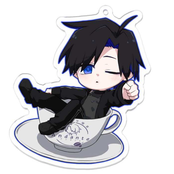 アクリルキーホルダー - 70 x 70 (mm)綾月　絢音