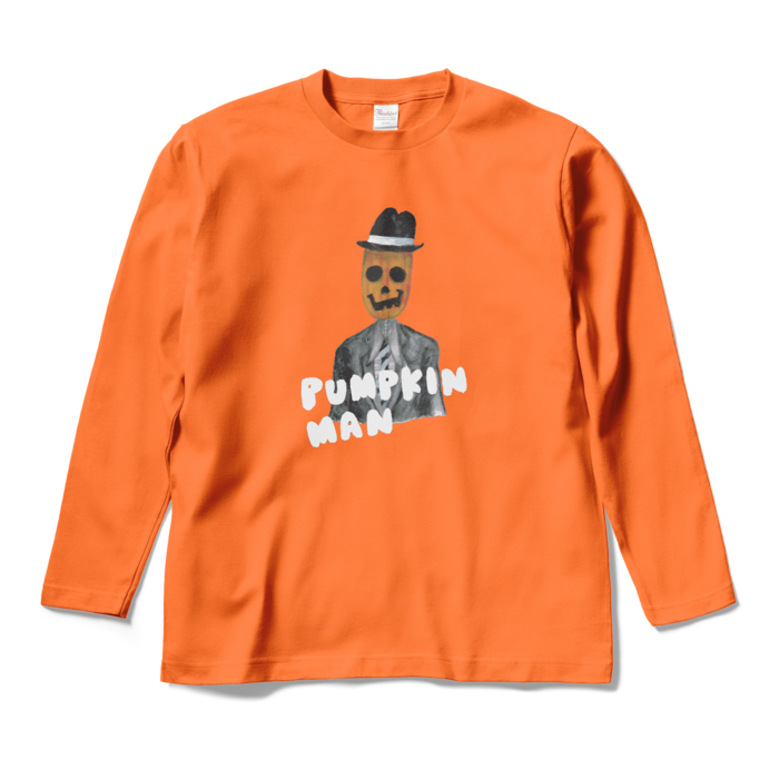 ロングスリーブTシャツ - M - オレンジ