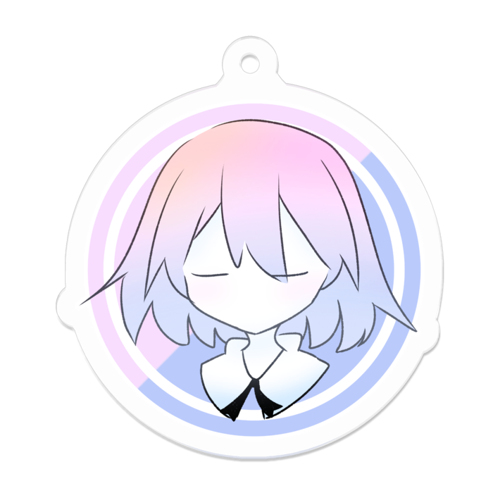 アクリルキーホルダー - 50 x 50 (mm)