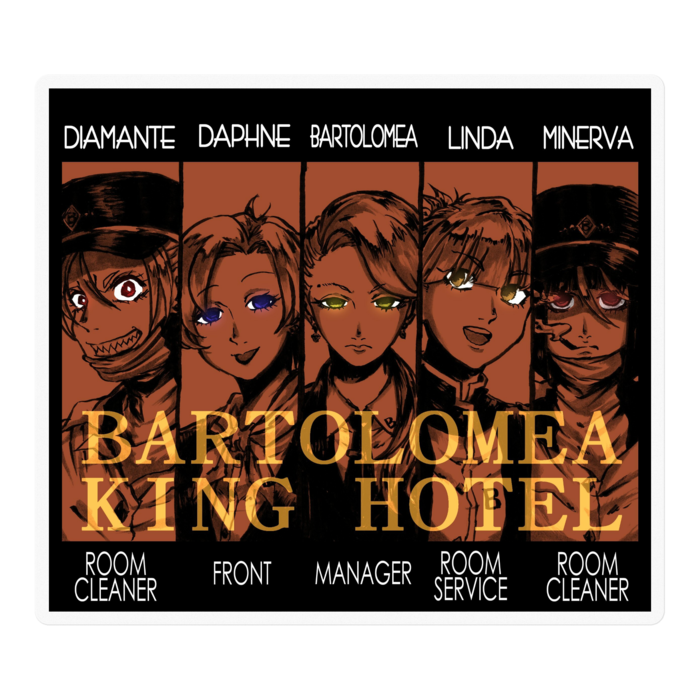 ステッカー - 100 x 100 (mm)