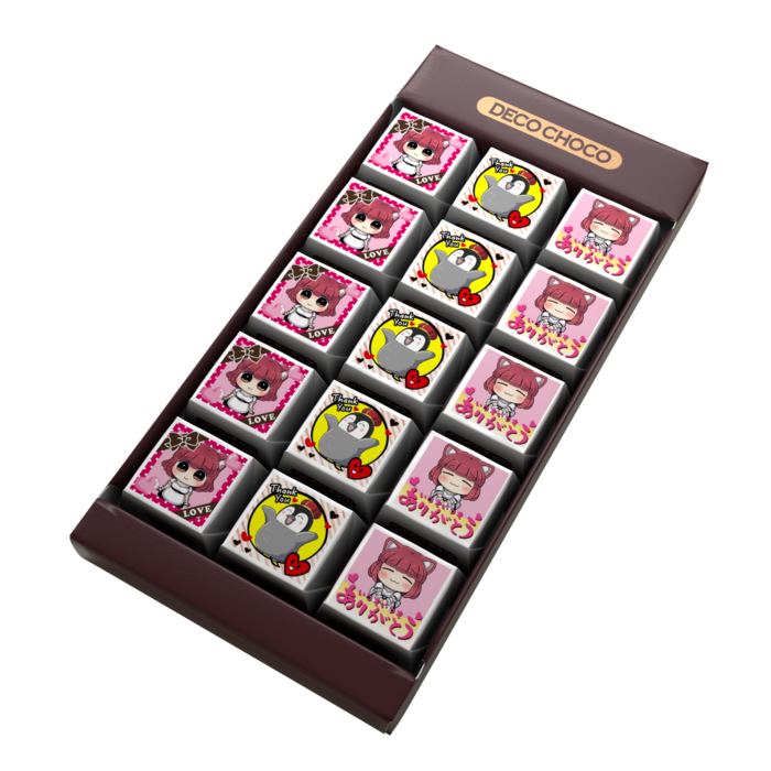 DECOチョコ - 列ごとにデザイン