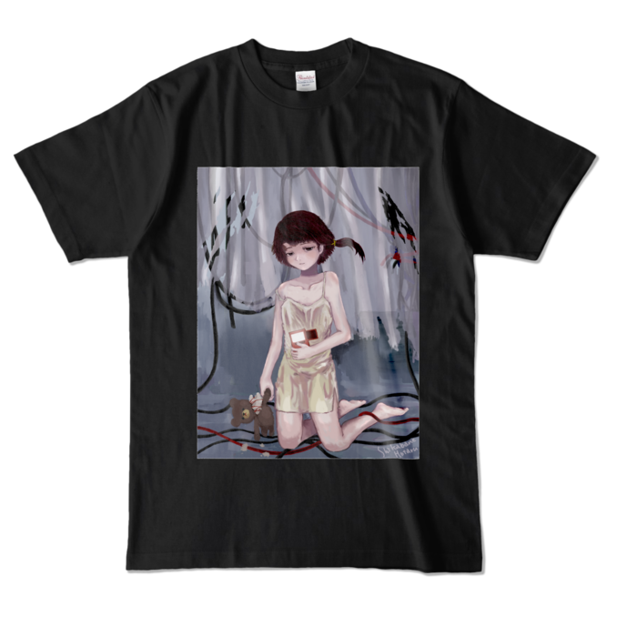 カラーTシャツ - L - ブラック (濃色)
