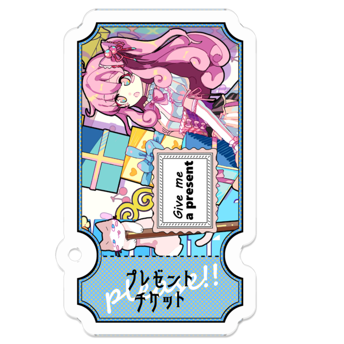 アクリルキーホルダー - 50 x 50 (mm)