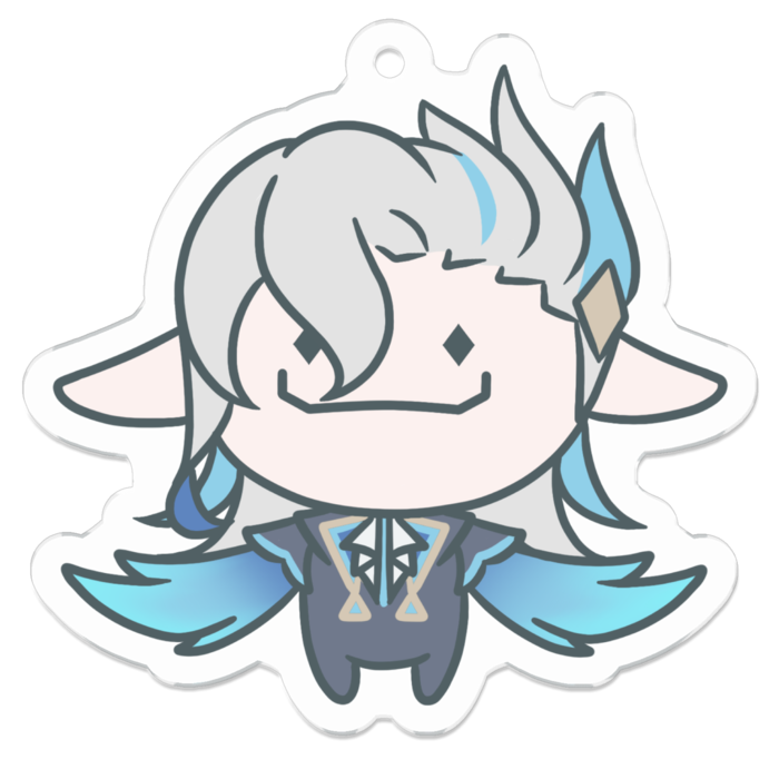 アクリルキーホルダー - 50 x 50 (mm)