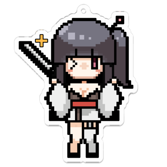 アクリルキーホルダー(コーティング) - 70 x 70 (mm)