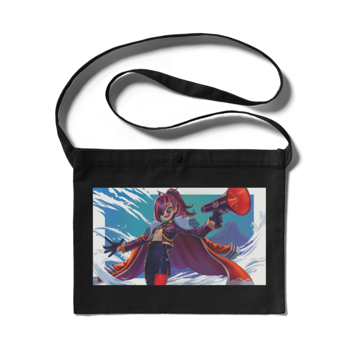 サコッシュ ブラック - 300 x 230 (mm)