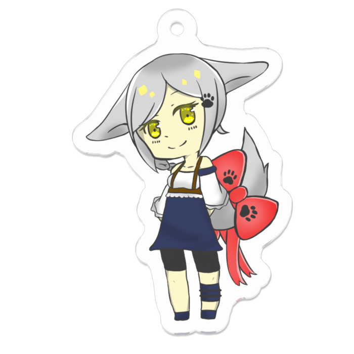 アクリルキーホルダー - 50 x 50 (mm)