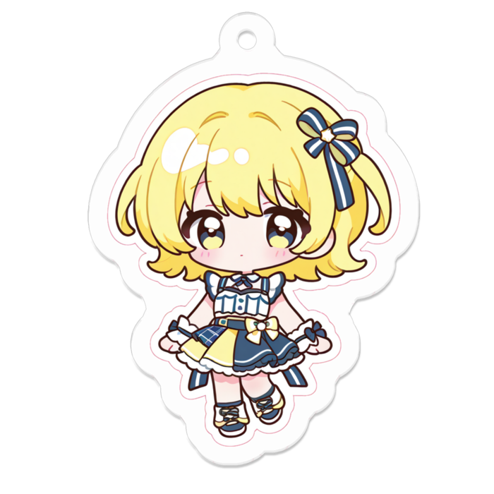 アクリルキーホルダー - 50 x 50 (mm)