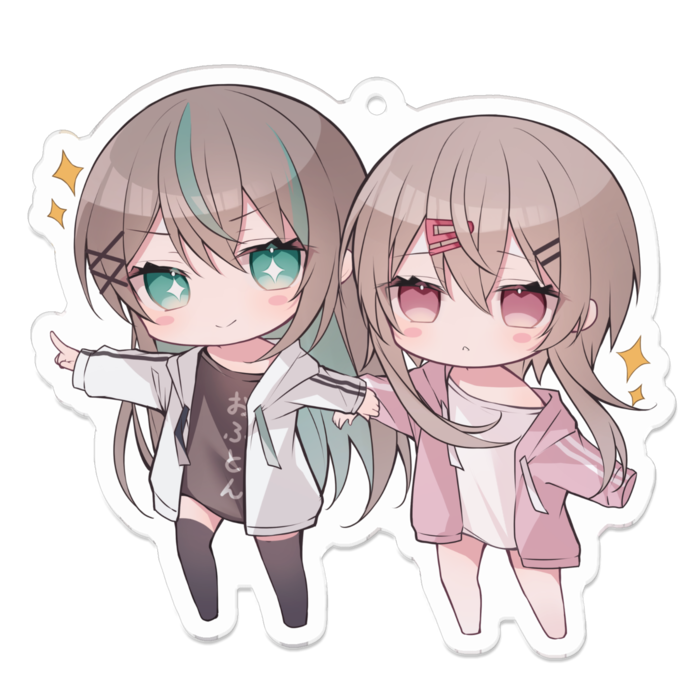 アクリルキーホルダー - 70 x 70 (mm)