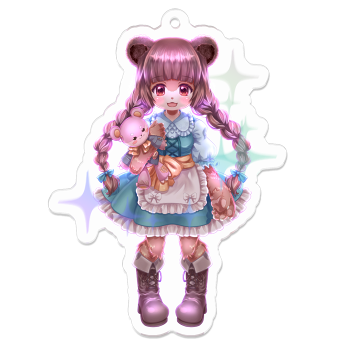 アクリルキーホルダー - 70 x 70 (mm)