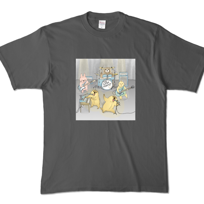 カラーTシャツ - XL - チャコール (濃色)