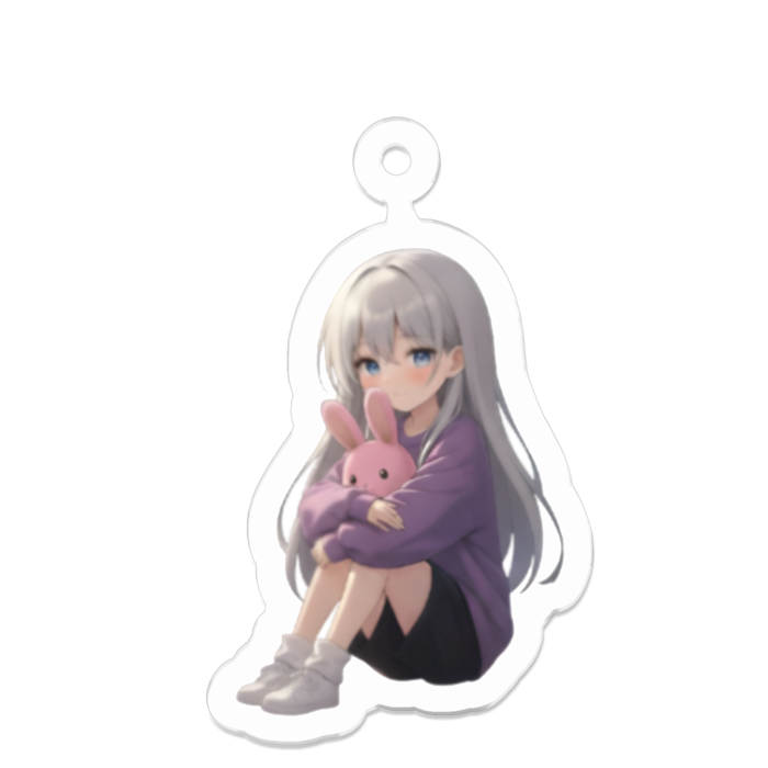 アクリルキーホルダー - 50 x 50 (mm)