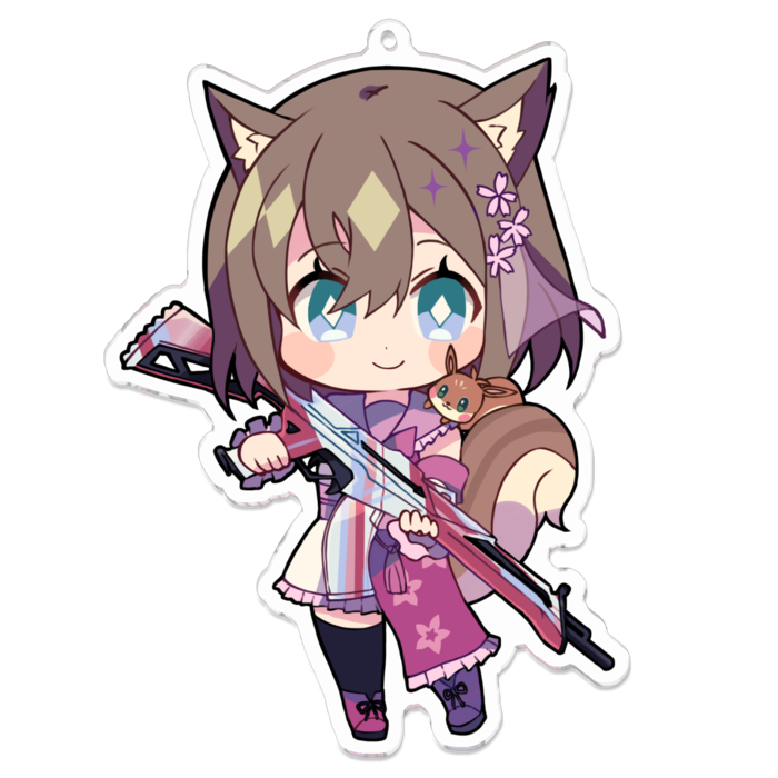 アクリルキーホルダー - 100 x 100 (mm)