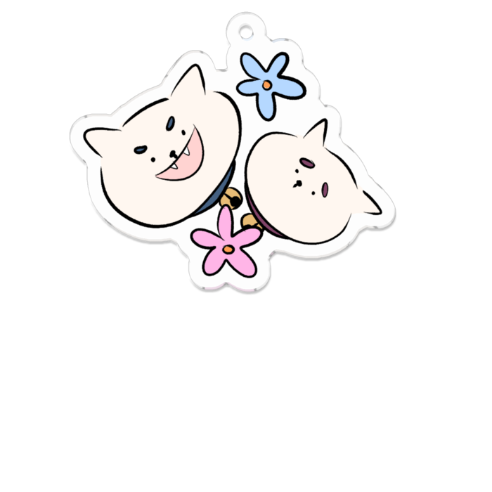 アクリルキーホルダー - 70 x 70 (mm)