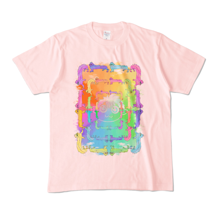 カラーTシャツ - M - ライトピンク (淡色)