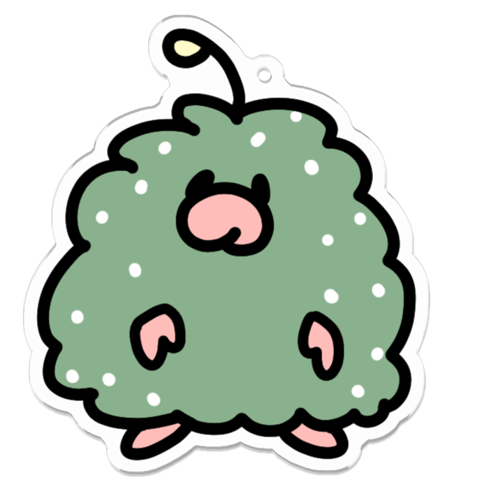 アクリルキーホルダー（コーティング） - 70 x 70 (mm)