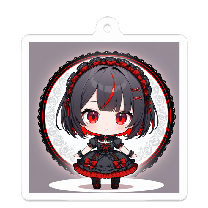 アクリルキーホルダー - 50 x 50 (mm)