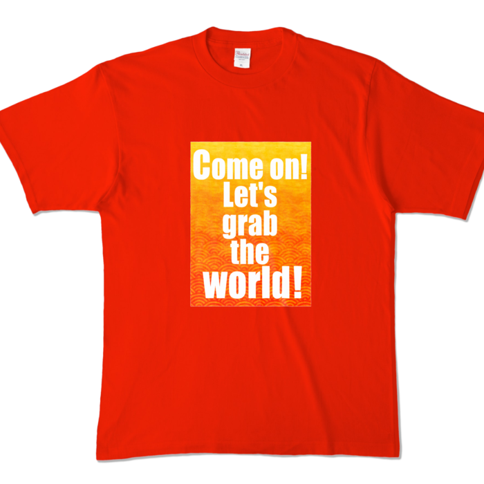 カラーTシャツ - XL - レッド (濃色)
