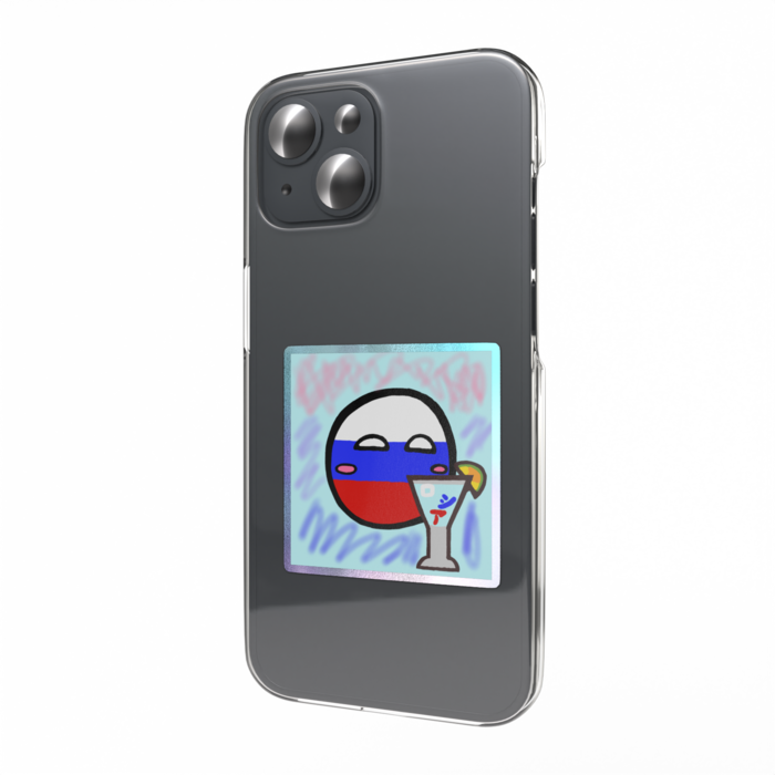 オーロラスマホステッカー - W55 × H91mm 以内