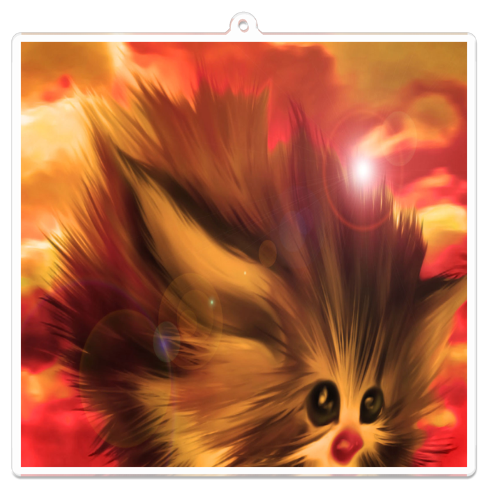 アクリルキーホルダー - 100 x 100 (mm)