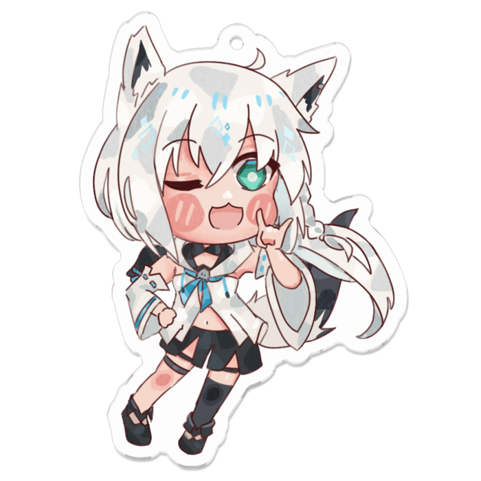 アクリルキーホルダー - 70 x 70 (mm)