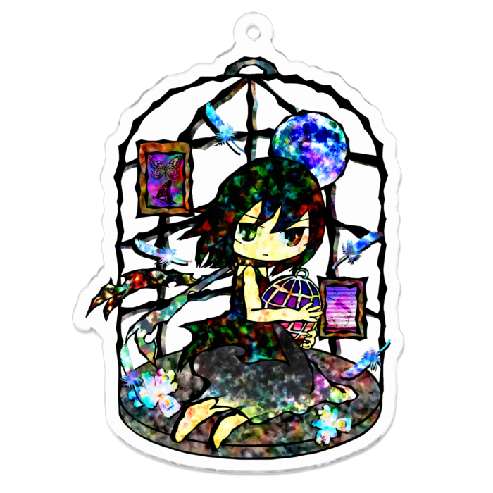 アクリルキーホルダー - 70 x 70 (mm)