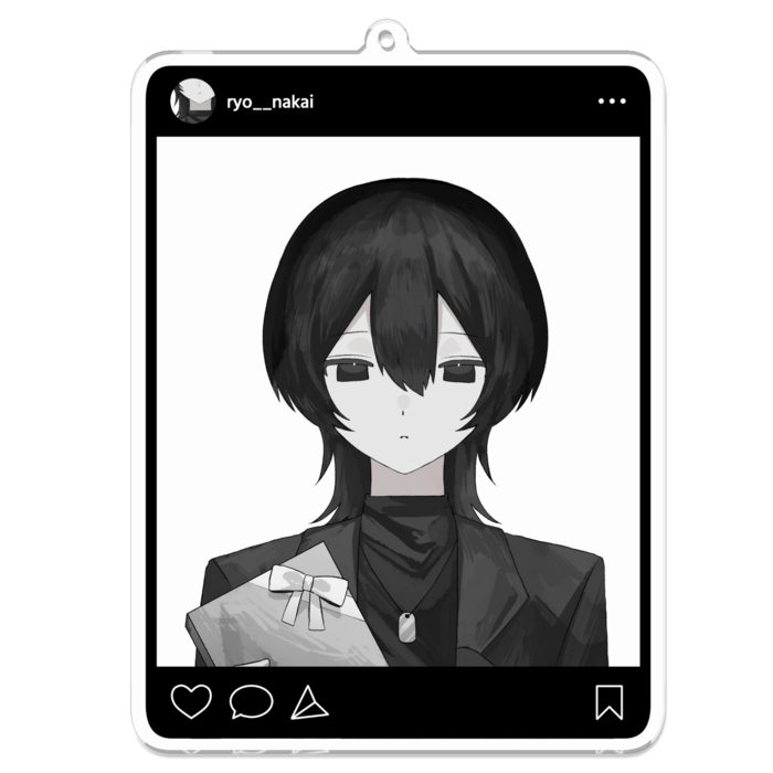 アクリルキーホルダー - 100 x 100 (mm)