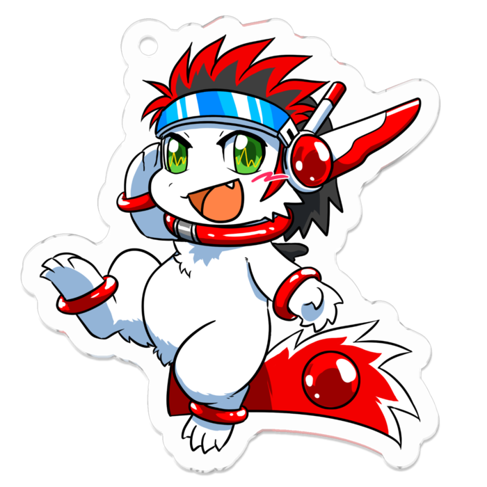 アクリルキーホルダー - 50 x 50 (mm)