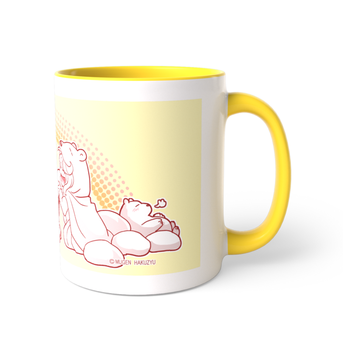 ツートンカラーマグカップ - 直径 8.2cm / 高さ 9.5cm