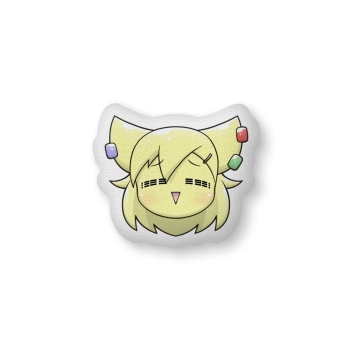 2号ちゃんクッション　殴りたくなるのほほん顔