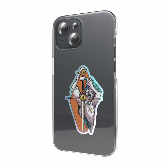 オーロラスマホステッカー - 縦