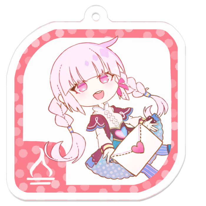 アクリルキーホルダー - 50 x 50 (mm)