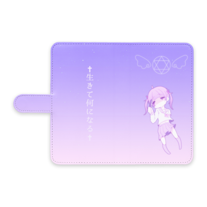 手帳型Androidケース - L - ストラップ穴 なし