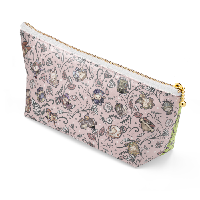 ポーチ - 長さ21.5cm / 高さ10cm - ホワイト