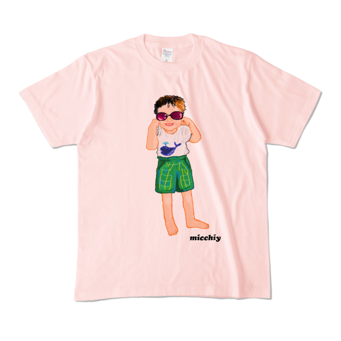カラーTシャツ - M - ライトピンク