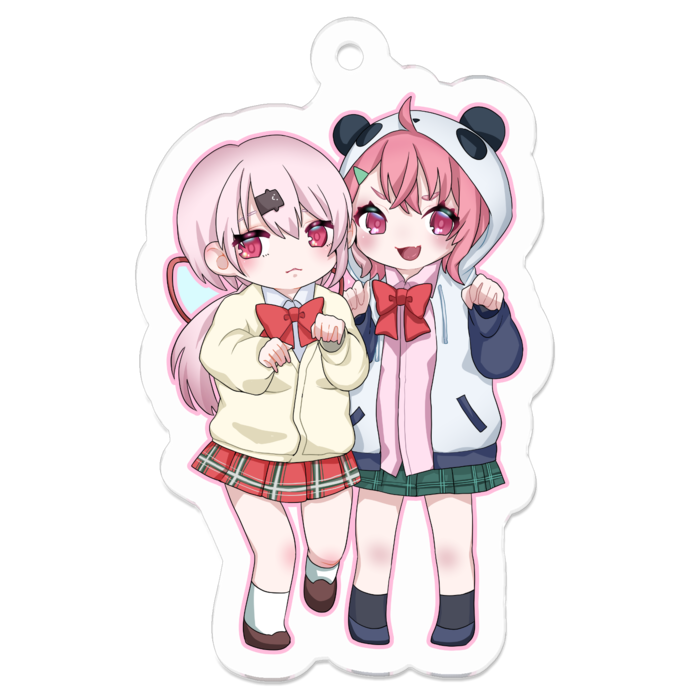 アクリルキーホルダー - 50 x 50 (mm)