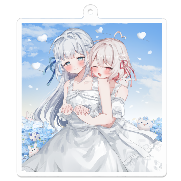 アクリルキーホルダー - 70 x 70 (mm)