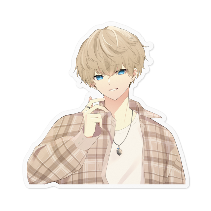 ステッカー（ホワイト） - 100 x 100 (mm)