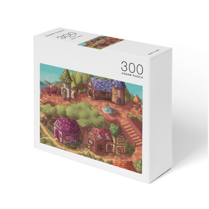 晴れた日の町外れ パズル 竜のすみか Booth