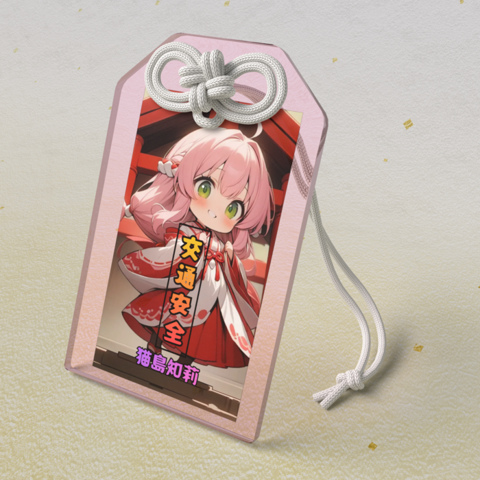 アクリルお守り - 50 × 80mm