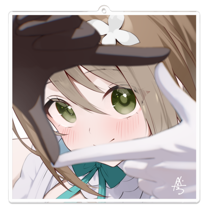 アクリルキーホルダー【100 x 100 mm】