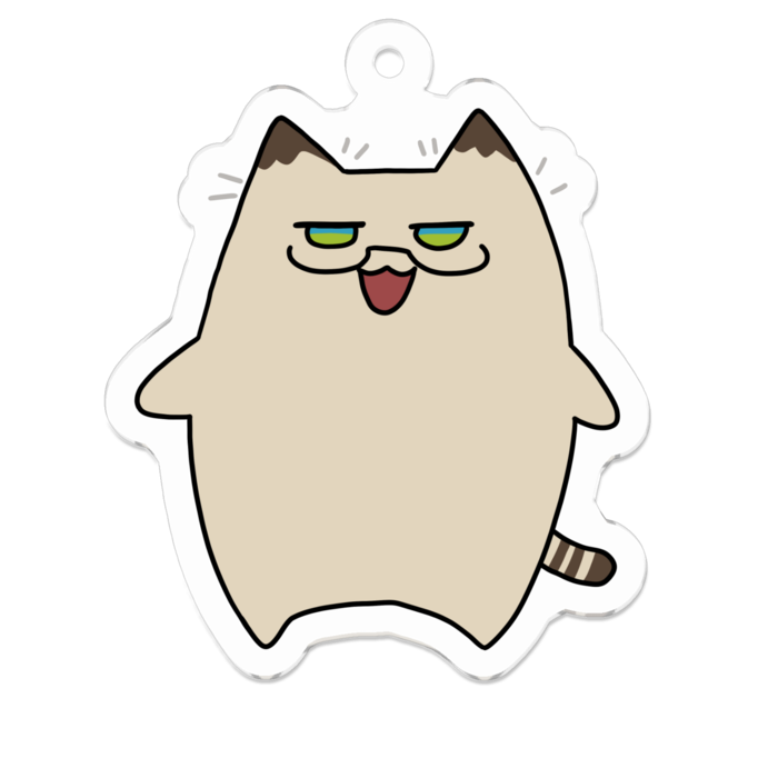 アクリルキーホルダー - 50 x 50 (mm)