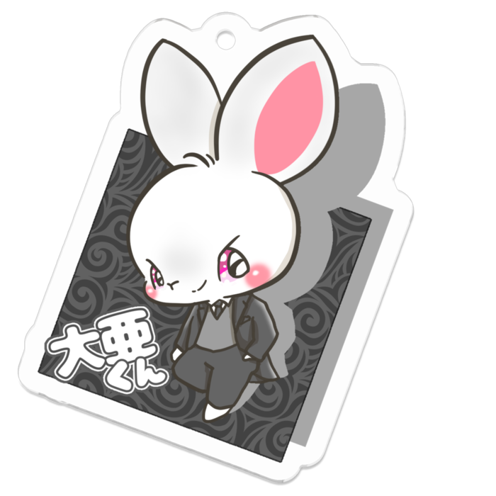 アクリルキーホルダー - 50 x 50 (mm)