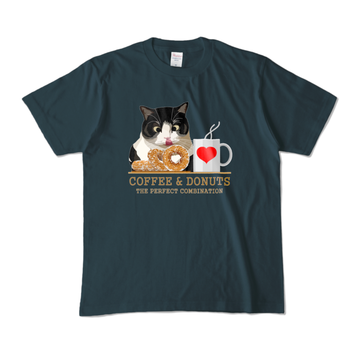 カラーTシャツ - M - デニム (濃色)