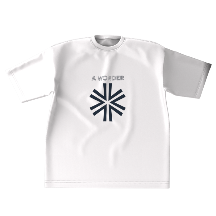 ホワイト - XL - 両面 紺字