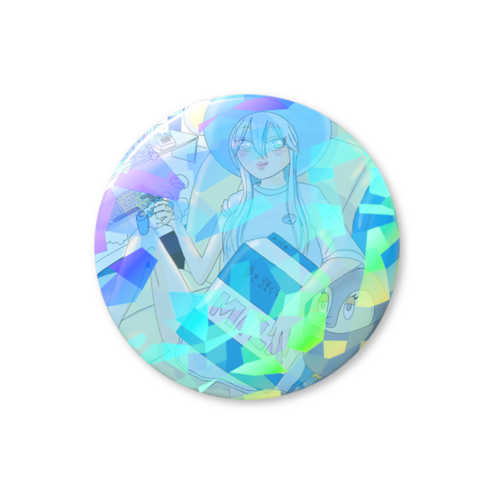 ホログラム缶バッジ - 56mm